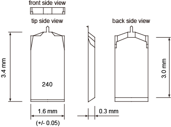 design of AC240 / lever and chip